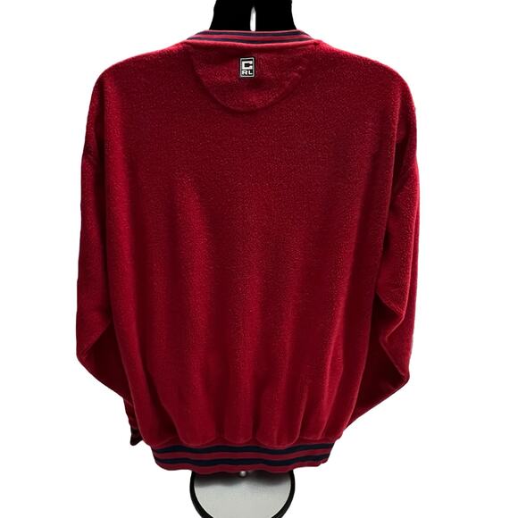 Tommy Hilfiger Red Crewneck Sweater for Men - Picture 2 of 12